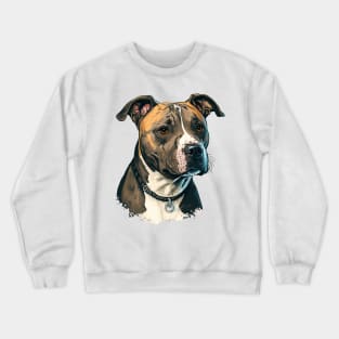 Sweet loyal puppy dog Crewneck Sweatshirt